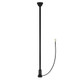 Ceiling Fan Extension Rod 180cm Black DC With Loom Ceiling Fan Extension Rod 180cm Black DC With Loom